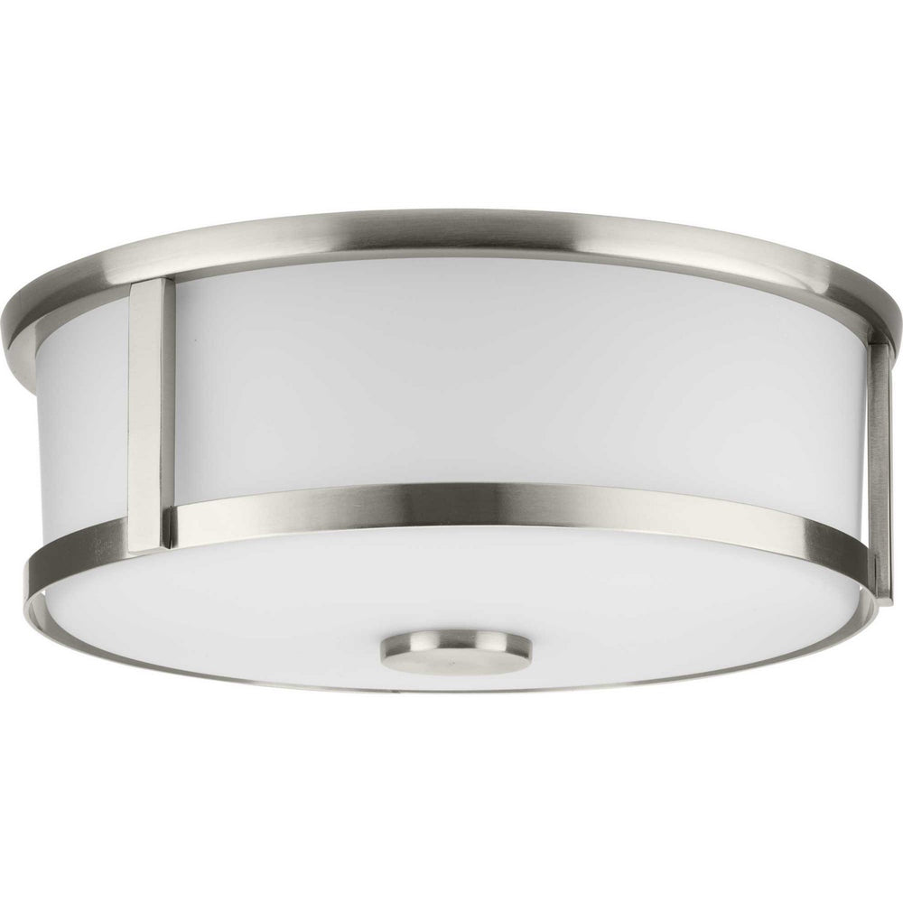 Progress Canada - Two Light Flush Mount - Gilliam - Brushed Nickel- Union Lighting Luminaires Decor