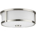 Progress Canada - Two Light Flush Mount - Gilliam - Brushed Nickel- Union Lighting Luminaires Decor