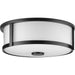 Progress Canada - Two Light Flush Mount - Gilliam - Matte Black- Union Lighting Luminaires Decor