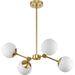 Progress Canada - Four Light Chandelier - Haas - Brushed Bronze- Union Lighting Luminaires Decor