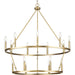 Progress Canada - 15 Light Chandelier - Gilliam - Vintage Brass- Union Lighting Luminaires Decor