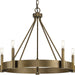 Progress Canada - Five Light Chandelier - Breckenridge - Aged Bronze- Union Lighting Luminaires Decor