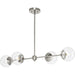 Progress Canada - Four Light Island Pendant - Atwell - Brushed Nickel- Union Lighting Luminaires Decor