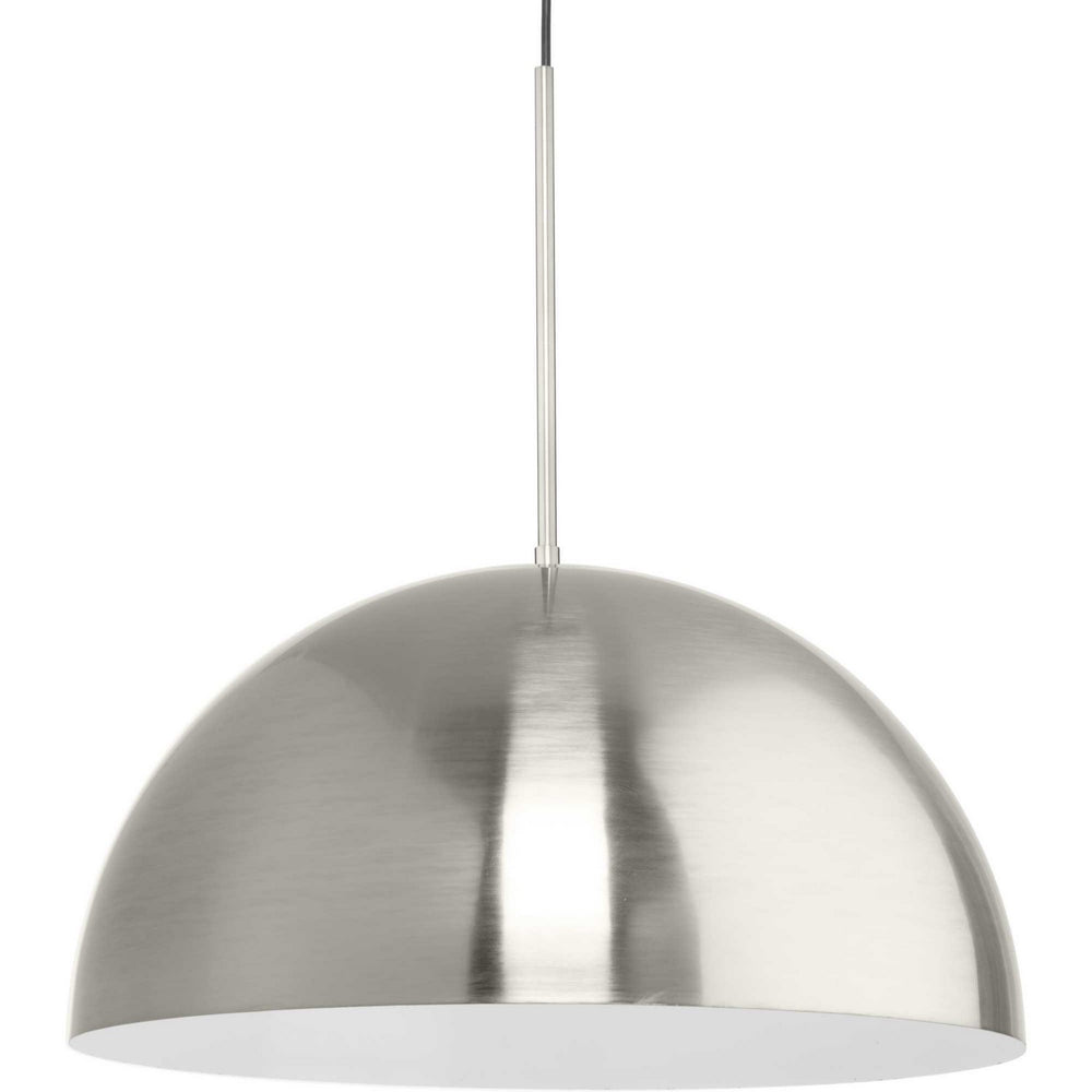 Progress Canada - One Light Pendant - Perimeter - Brushed Nickel- Union Lighting Luminaires Decor