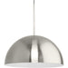 Progress Canada - One Light Pendant - Perimeter - Brushed Nickel- Union Lighting Luminaires Decor