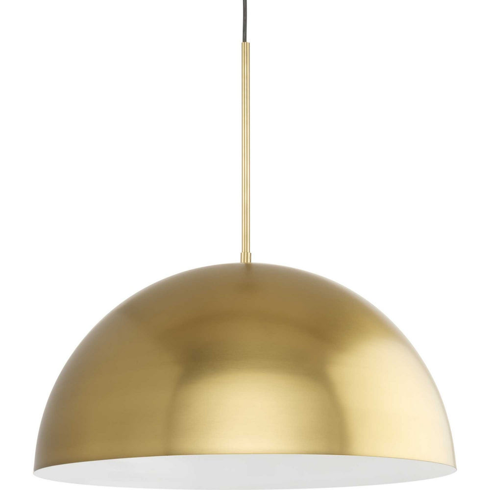 Progress Canada - One Light Pendant - Perimeter - Brushed Gold- Union Lighting Luminaires Decor