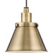 Progress Canada - One Light Pendant - Hinton - Vintage Brass- Union Lighting Luminaires Decor