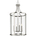 Progress Canada - Four Light Hall & Foyer Light - Gilliam - Brushed Nickel- Union Lighting Luminaires Decor