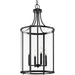 Progress Canada - Four Light Hall & Foyer Light - Gilliam - Matte Black- Union Lighting Luminaires Decor