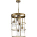 Progress Canada - Five Light Hall & Foyer Light - Burgess - Aged Bronze- Union Lighting Luminaires Decor