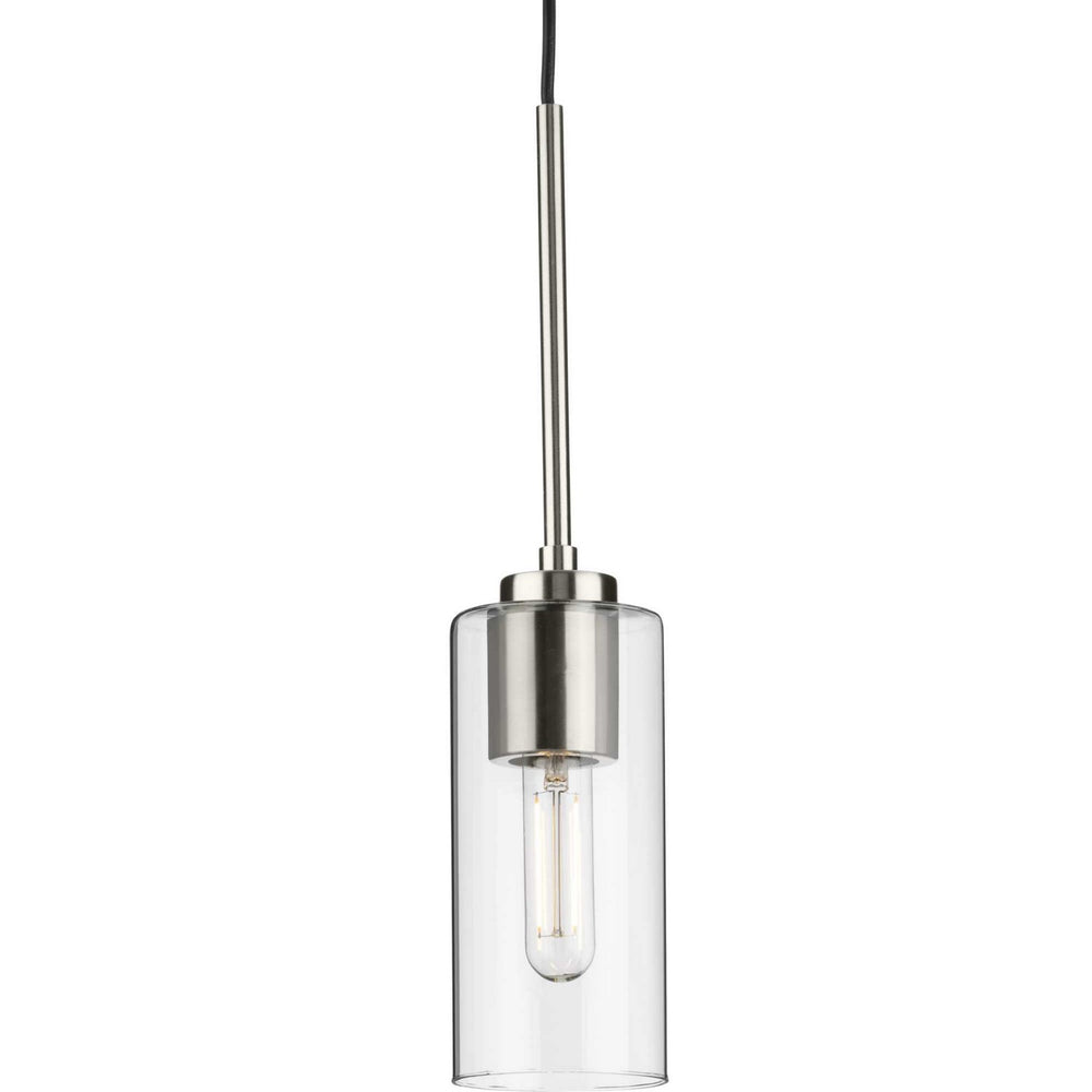 Progress Canada - One Light Pendant - Cofield - Brushed Nickel- Union Lighting Luminaires Decor