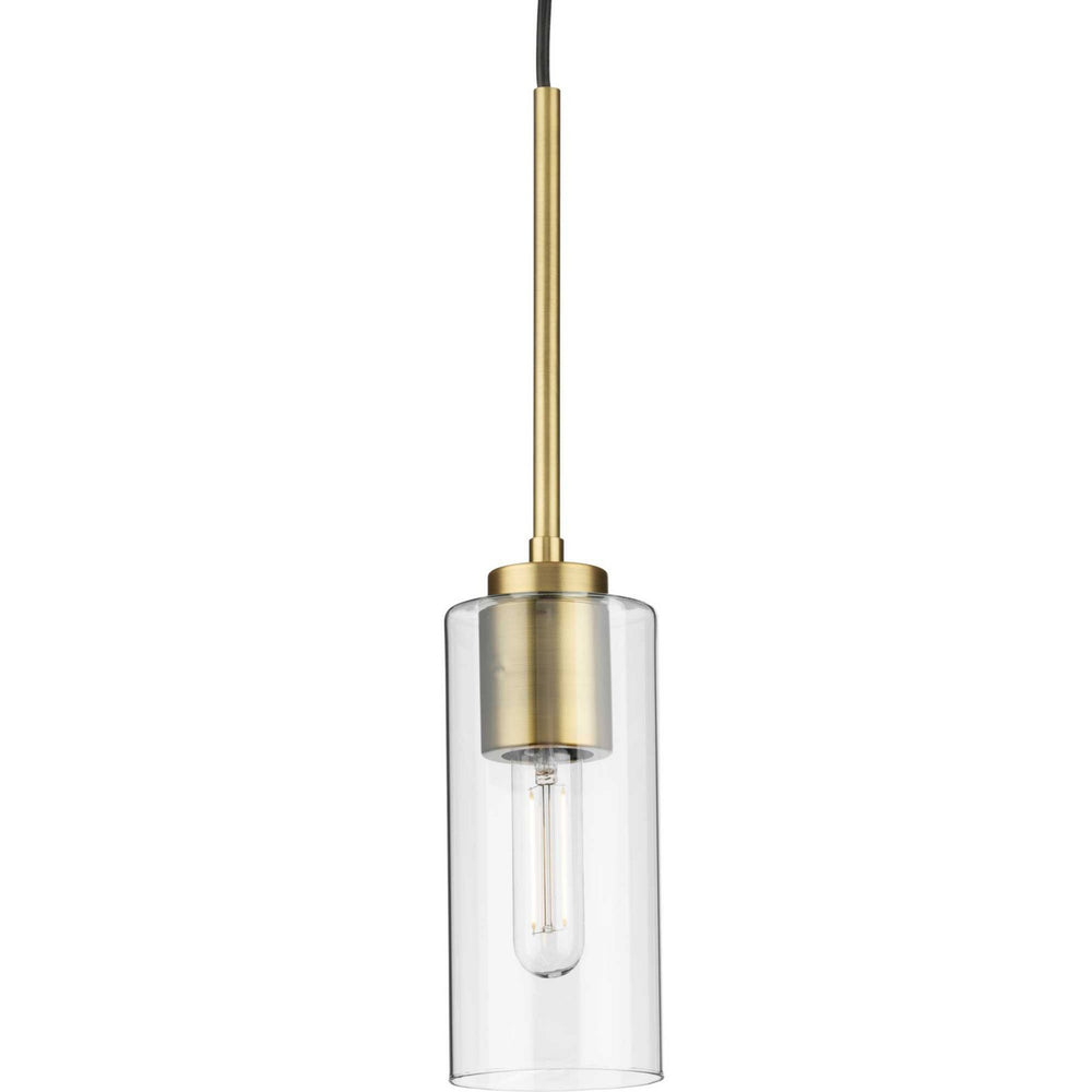 Progress Canada - One Light Pendant - Cofield - Vintage Brass- Union Lighting Luminaires Decor