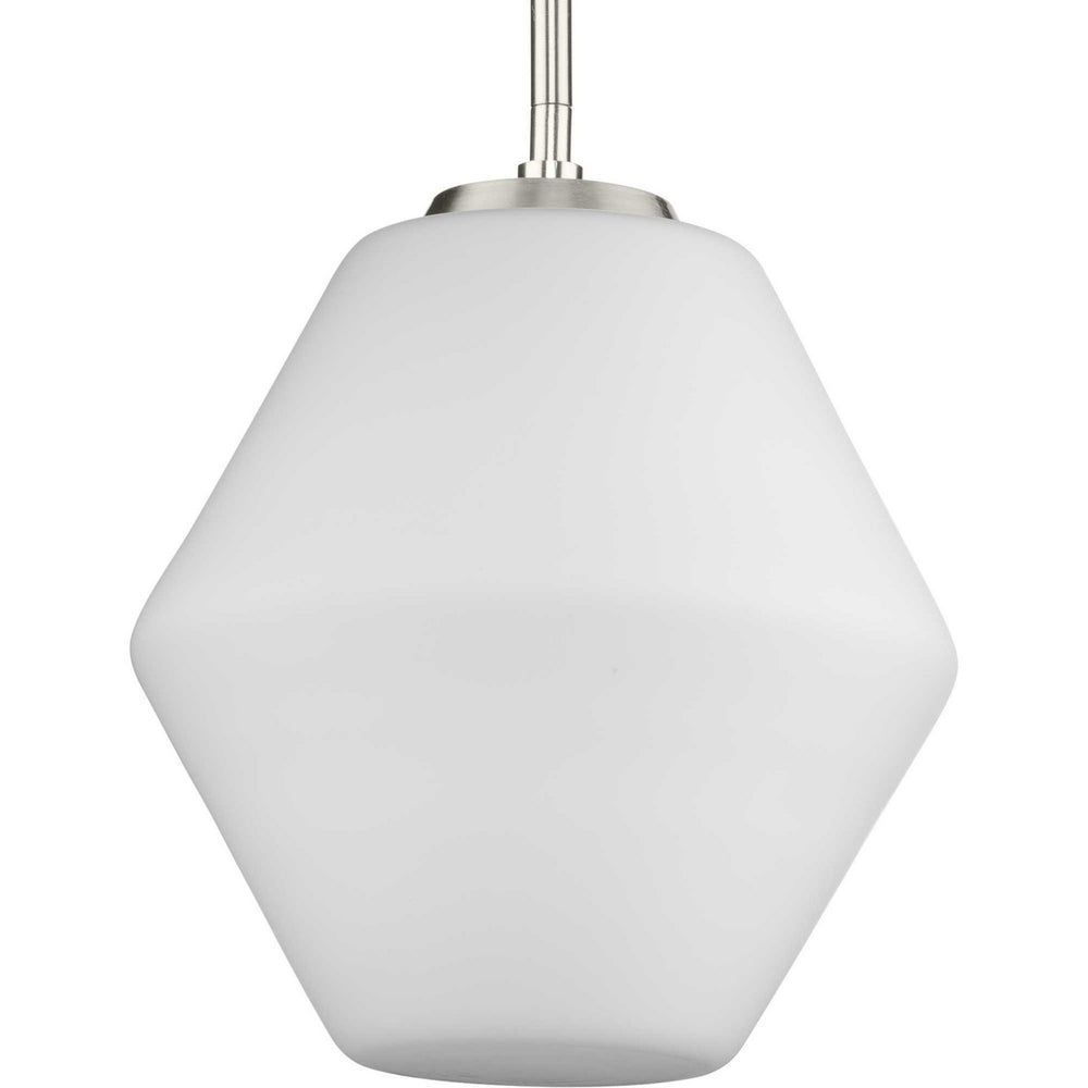 Progress Canada - One Light Pendant - Copeland - Brushed Nickel- Union Lighting Luminaires Decor