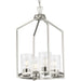 Progress Canada - Four Light Hall & Foyer Light - Goodwin - Brushed Nickel- Union Lighting Luminaires Decor