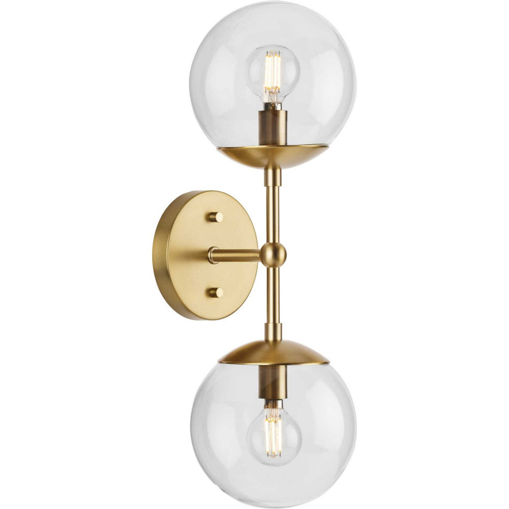 Progress Canada - Two Light Wall Sconce - Atwell - Brushed Bronze- Union Lighting Luminaires Decor