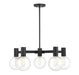 Savoy House Canada - Five Light Chandelier - Wright - Matte Black- Union Lighting Luminaires Decor
