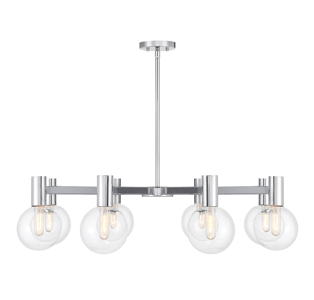 Savoy House Canada - Eight Light Chandelier - Wright - Chrome- Union Lighting Luminaires Decor