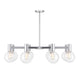 Savoy House Canada - Eight Light Chandelier - Wright - Chrome- Union Lighting Luminaires Decor