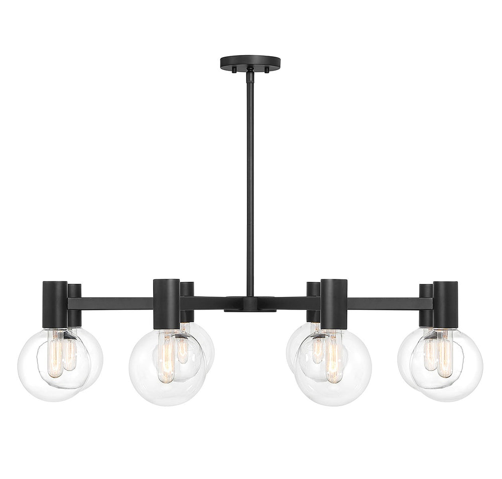Savoy House Canada - Eight Light Chandelier - Wright - Matte Black- Union Lighting Luminaires Decor