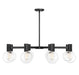 Savoy House Canada - Eight Light Chandelier - Wright - Matte Black- Union Lighting Luminaires Decor