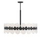 Savoy House - Ten Light Chandelier - Boca - Matte Black- Union Lighting Luminaires Decor