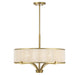 Savoy House Canada - Five Light Chandelier - Wynwood - Warm Brass- Union Lighting Luminaires Decor