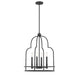 Savoy House - Four Light Pendant - Diplomat - Matte Black- Union Lighting Luminaires Decor