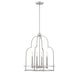 Savoy House - Four Light Pendant - Diplomat - Satin Nickel- Union Lighting Luminaires Decor