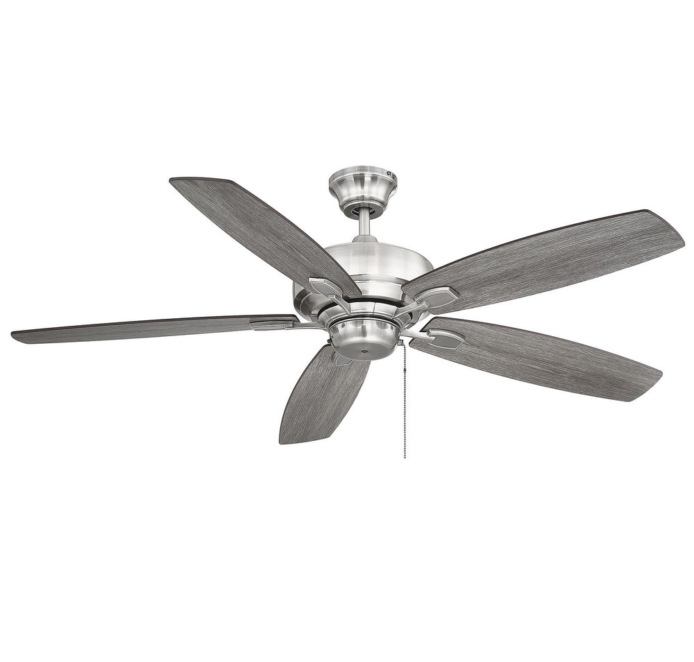 Savoy House - 52" Ceiling Fan - Wind Star - Brushed Pewter- Union Lighting Luminaires Decor