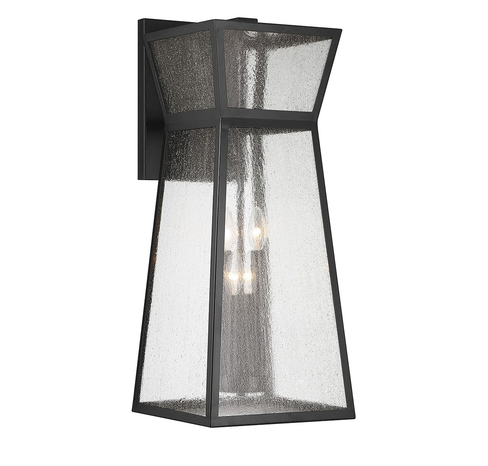 Savoy House Canada - Four Light Outdoor Wall Lantern - Millford - Matte Black- Union Lighting Luminaires Decor