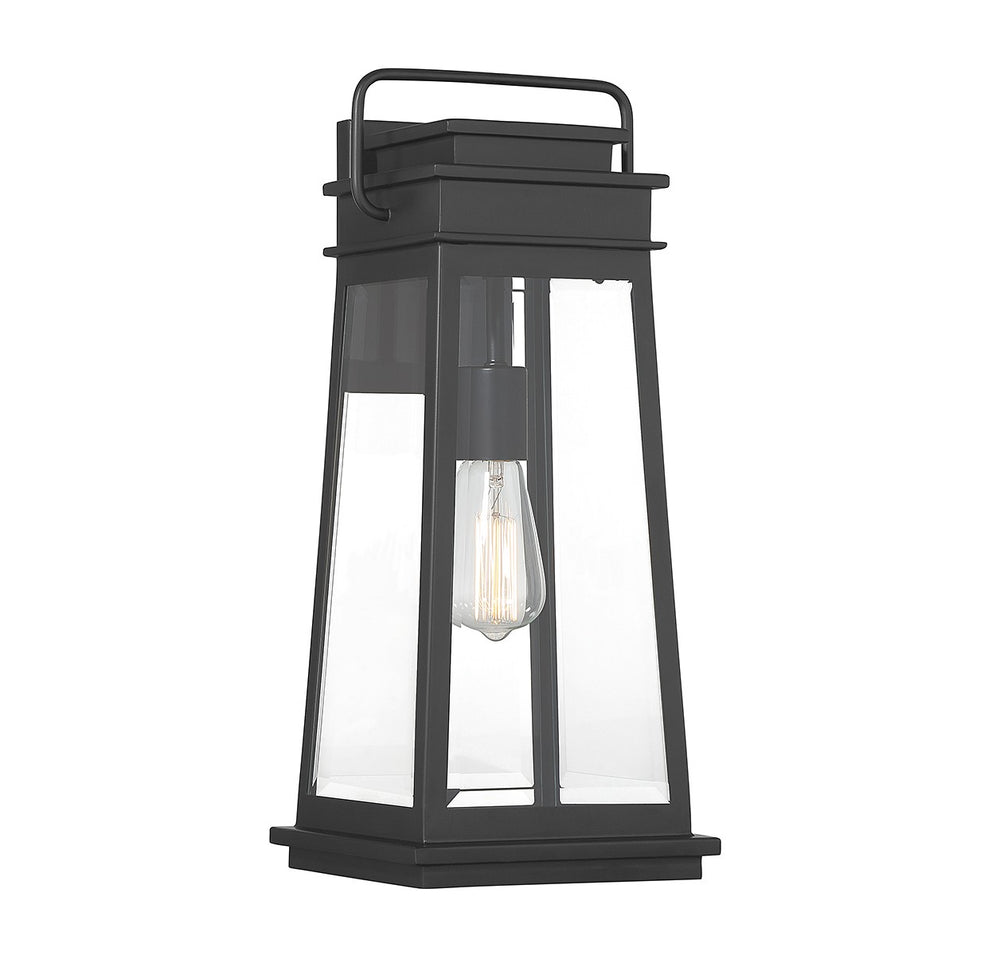 Savoy House Canada - One Light Outdoor Wall Lantern - Boone - Matte Black- Union Lighting Luminaires Decor