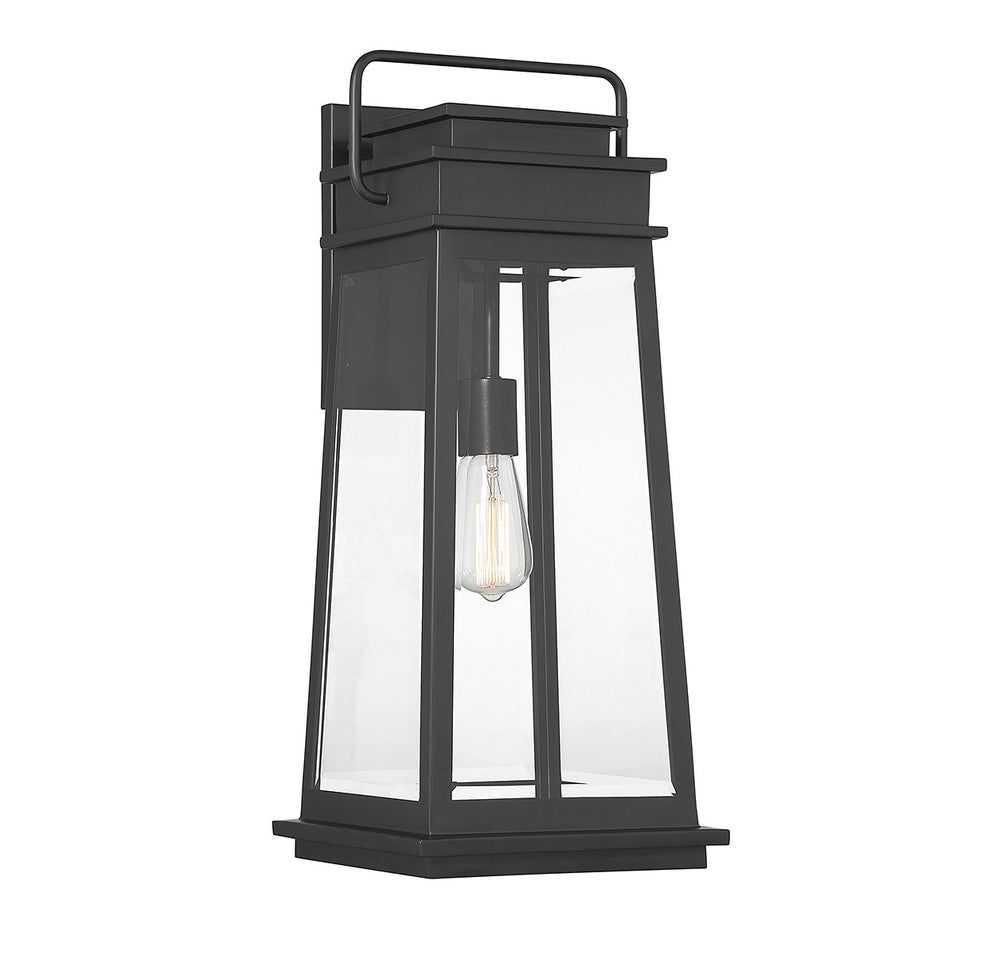 Savoy House Canada - One Light Outdoor Wall Lantern - Boone - Matte Black- Union Lighting Luminaires Decor