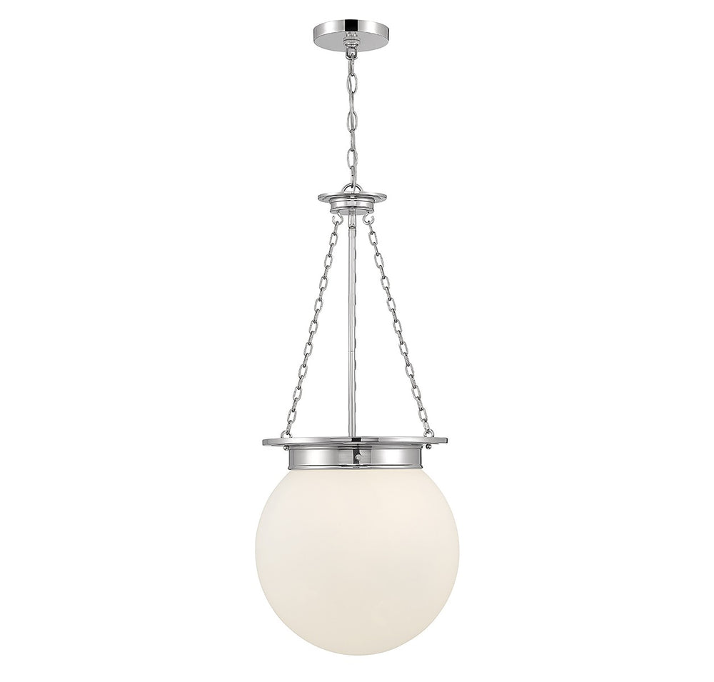 Savoy House - Three Light Pendant - Manor - Polished Nickel- Union Lighting Luminaires Decor