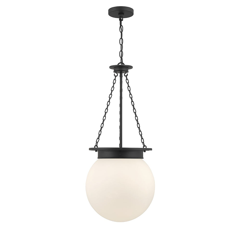 Savoy House - Three Light Pendant - Manor - Matte Black- Union Lighting Luminaires Decor