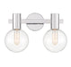 Savoy House - Two Light Bathroom Vanity - Wright - Chrome- Union Lighting Luminaires Decor