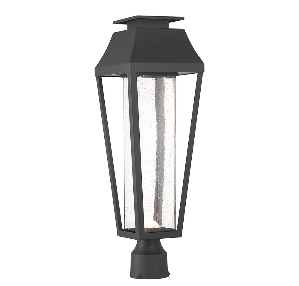 Savoy House Canada - LED Outdoor Post Lantern - Brookline - Matte Black- Union Lighting Luminaires Decor