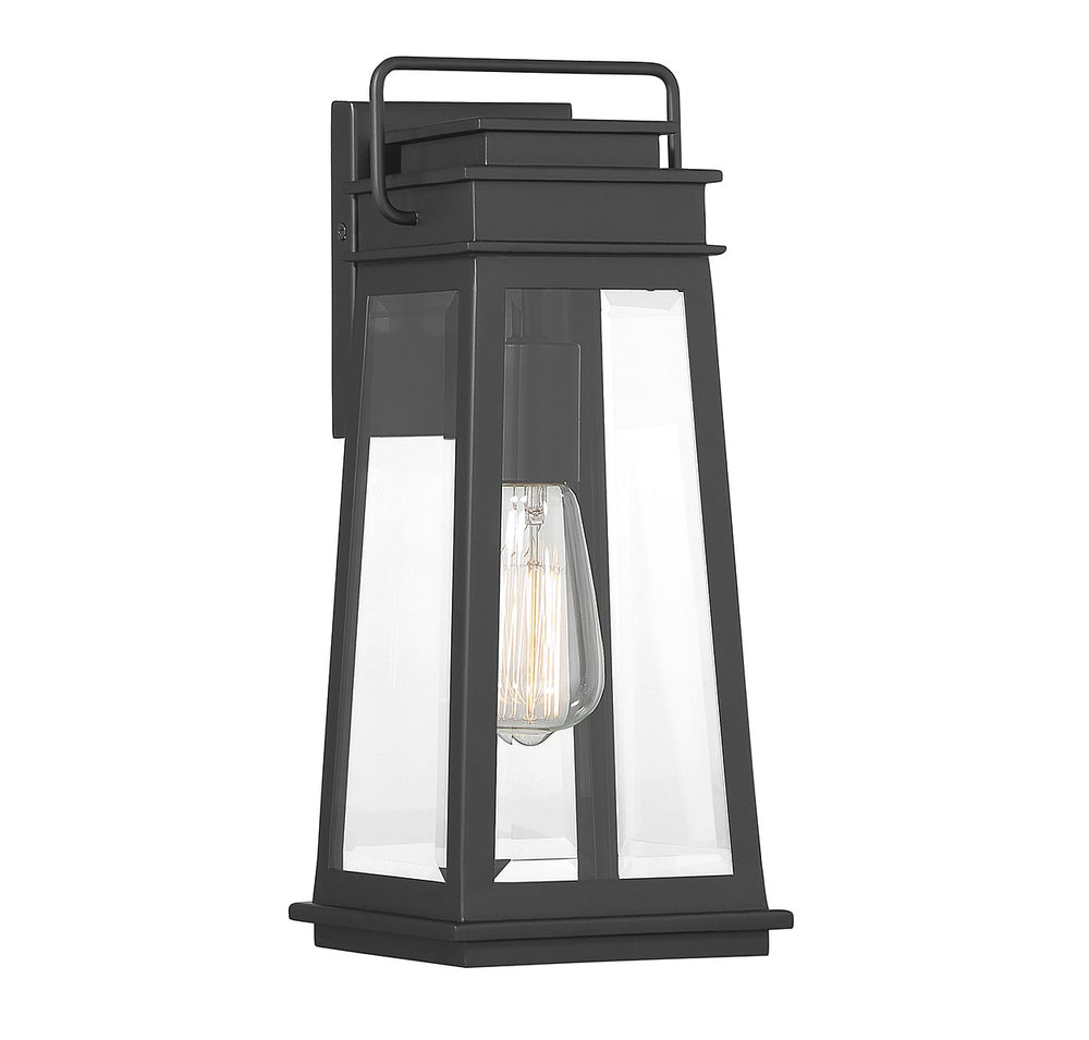 Savoy House Canada - One Light Outdoor Wall Lantern - Boone - Matte Black- Union Lighting Luminaires Decor