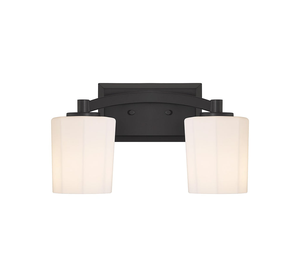 Savoy House Canada - Two Light Bathroom Vanity - Whitney - Matte Black- Union Lighting Luminaires Decor