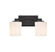 Savoy House Canada - Two Light Bathroom Vanity - Whitney - Matte Black- Union Lighting Luminaires Decor