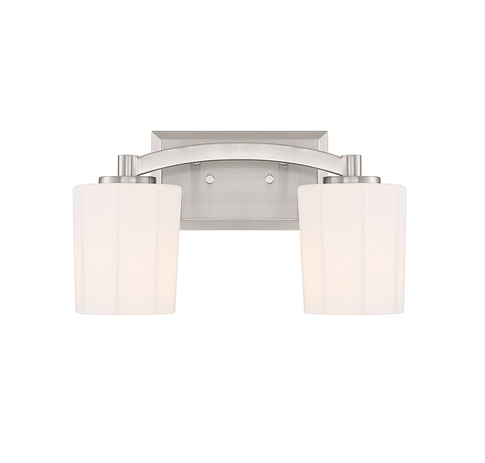 Savoy House Canada - Two Light Bathroom Vanity - Whitney - Satin Nickel- Union Lighting Luminaires Decor