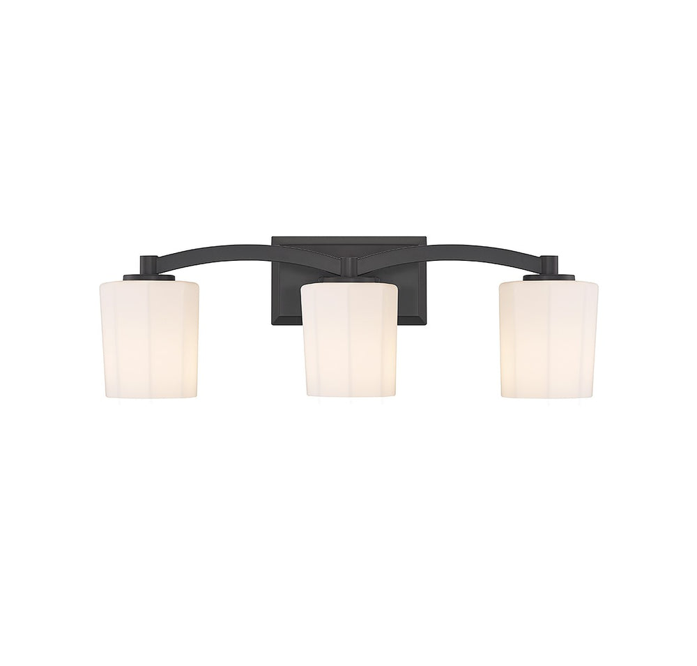 Savoy House Canada - Three Light Bathroom Vanity - Whitney - Matte Black- Union Lighting Luminaires Decor