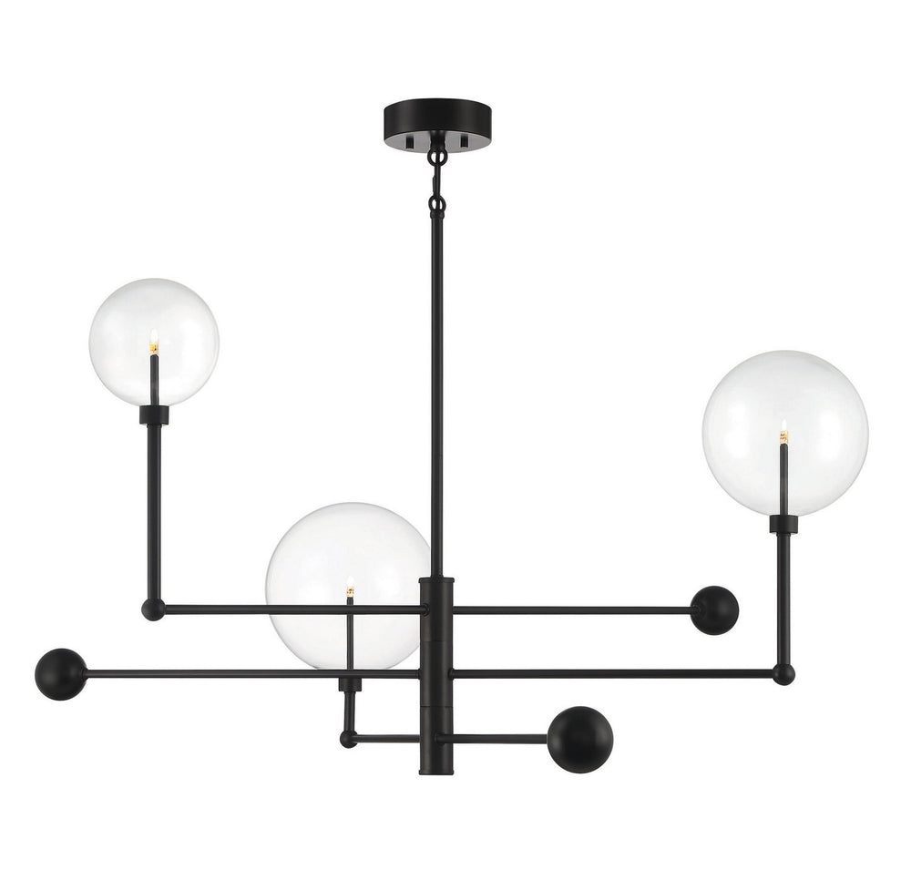 Meridian - LED Chandelier - English Bronze- Union Lighting Luminaires Decor