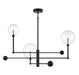 Meridian - LED Chandelier - English Bronze- Union Lighting Luminaires Decor
