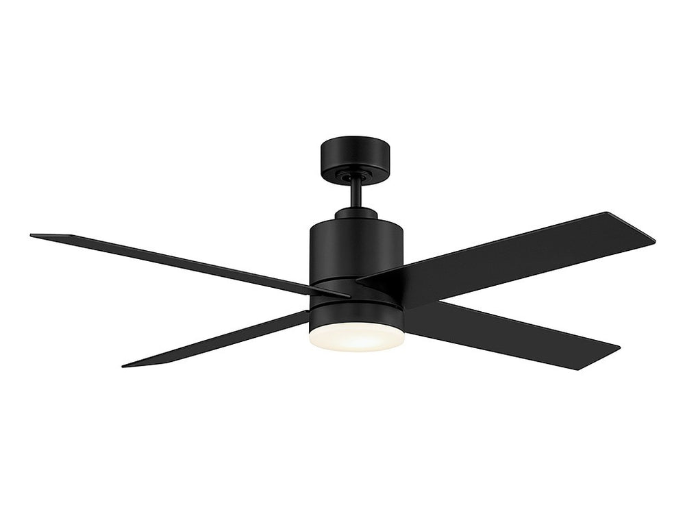Meridian - 52" Ceiling Fan - Dayton - Matte Black- Union Lighting Luminaires Decor
