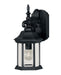 Meridian - One Light Outdoor Wall Sconce - Black- Union Lighting Luminaires Decor