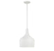 Meridian - One Light Pendant - Bisque White- Union Lighting Luminaires Decor