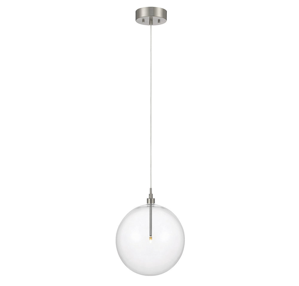 Meridian - LED Pendant - Brushed Nickel- Union Lighting Luminaires Decor