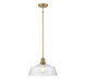 Meridian - One Light Pendant - Natural Brass- Union Lighting Luminaires Decor