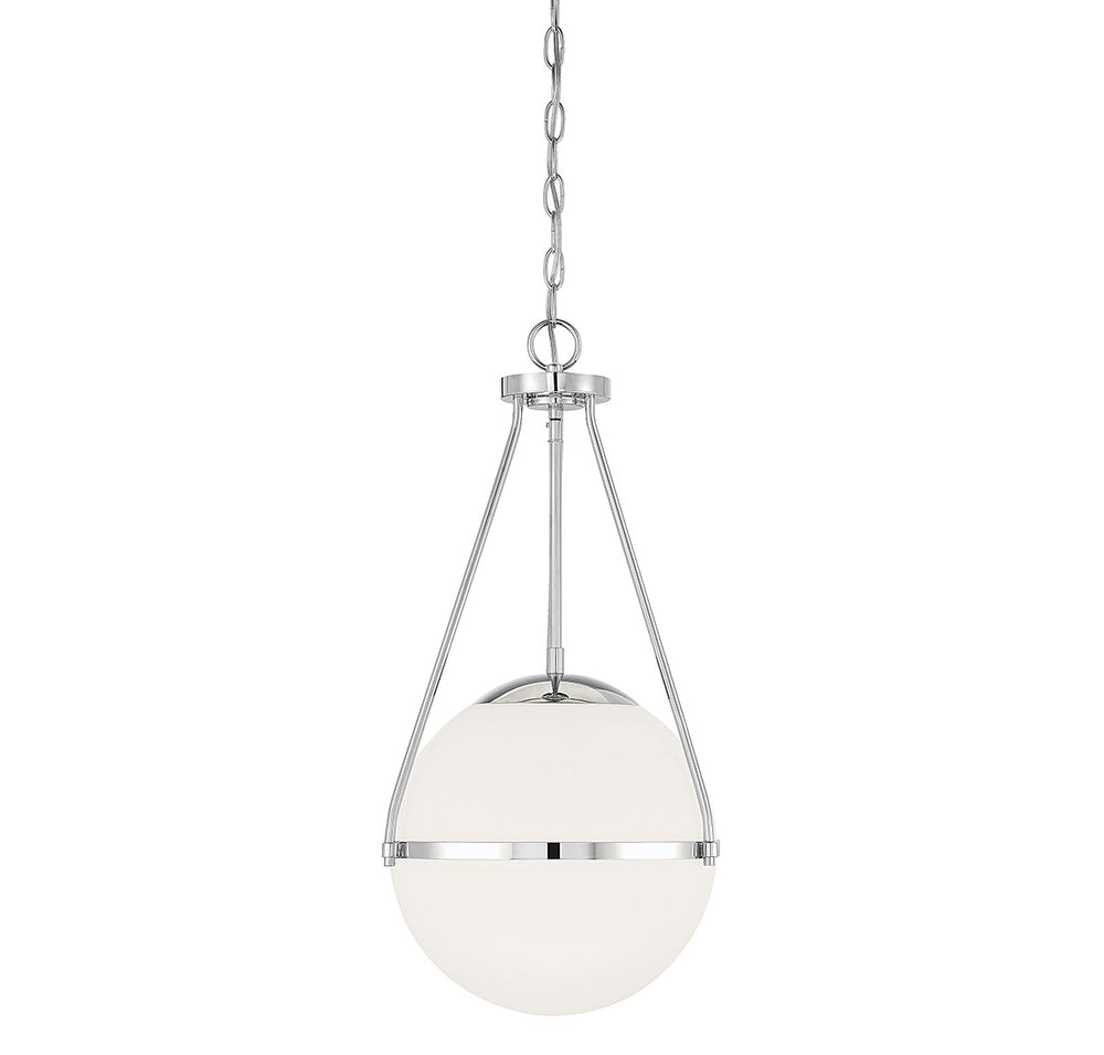 Meridian - One Light Pendant - Chrome- Union Lighting Luminaires Decor