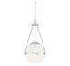 Meridian - One Light Pendant - Chrome- Union Lighting Luminaires Decor